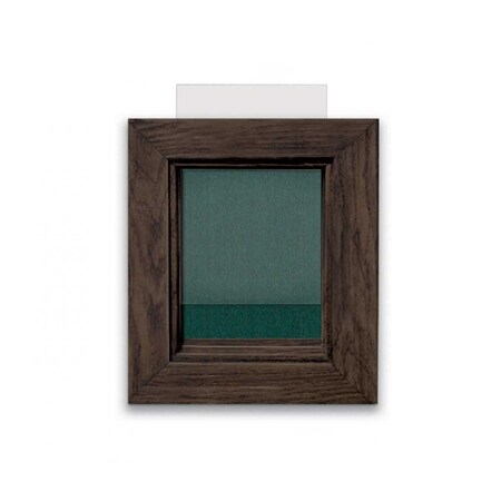 United Visual Products Outdoor Enclosed Combo Board, 48"x36", Bronze Frame/Green & Ultramarine UVCB4836ODBZ-GREEN-ULTMAR